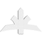 Ekena Millwork Davenport Architectural Grade PVC Gable Bracket, 48"W x 28"H x 6"D x 6"F, 14/12 Pitch GBP048X28X0606DAV00 - alternate 3